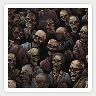 Halloween Monsters 19 - Zombies Sticker